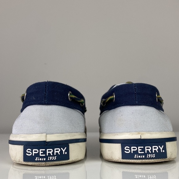 Sperry Blue Topsiders Size 8 - Picture 6 of 16